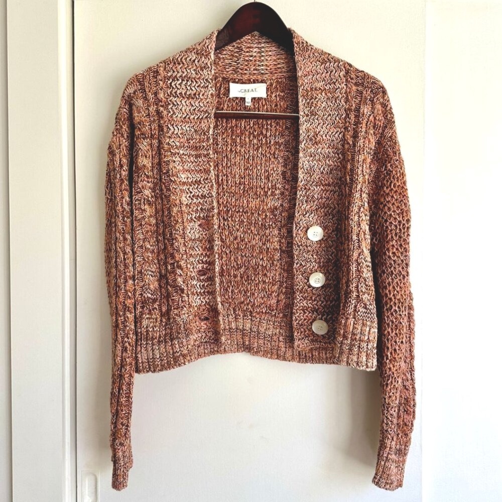 The Great. Chunky Knit Cardigan - Picture 5 of 16